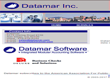 Tablet Screenshot of datamar.com